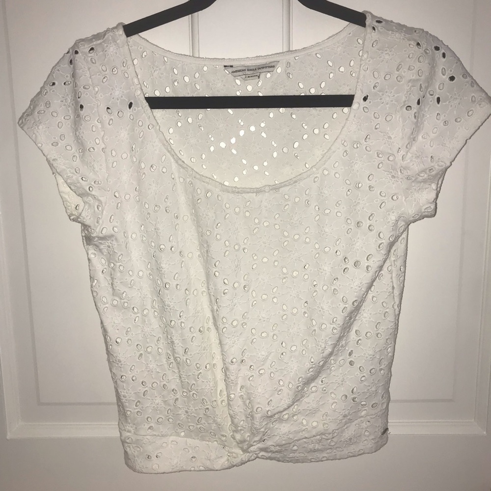Knotted crop top